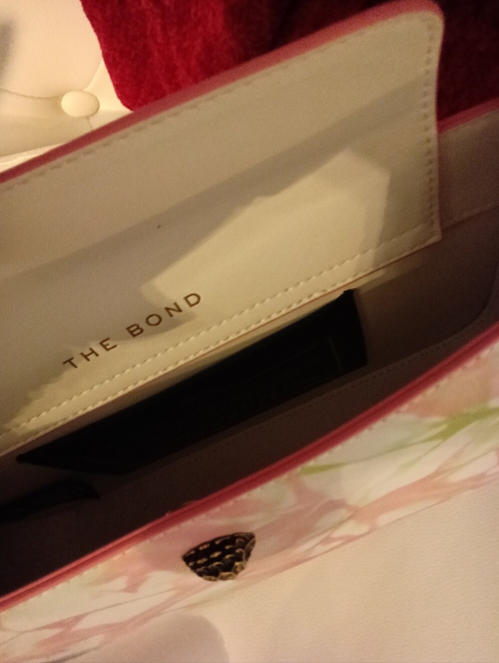 KURT GEIGER LONDON BOND Pastel Pink & Green Tie-Dye Mini Tote - Picture 5 of 9